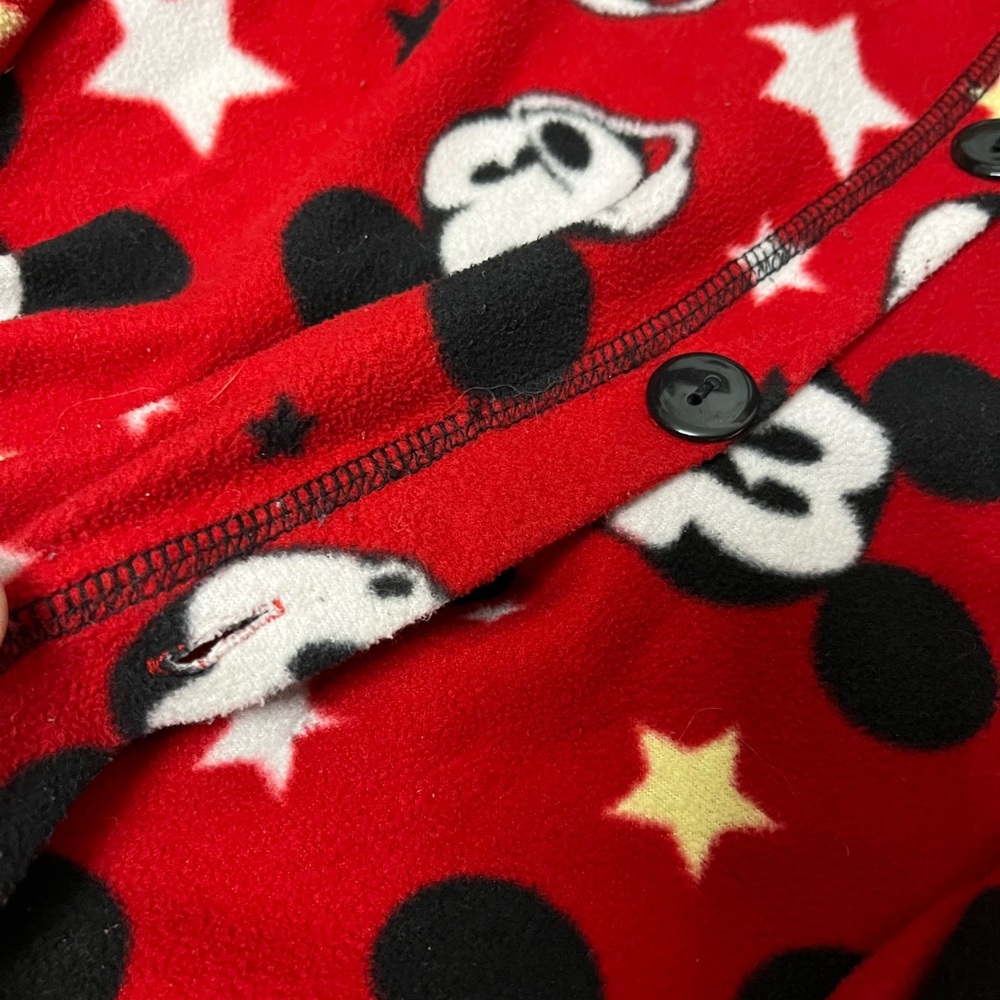 Disney Mickey Mouse Onesie / Large 11/13 Adult Women’s winter cozy ferry pajamas - Picture 2 of 6